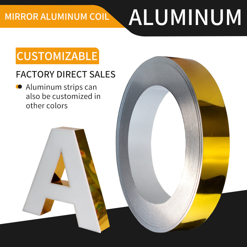 Mirror Aluminum Channel Letter Coil