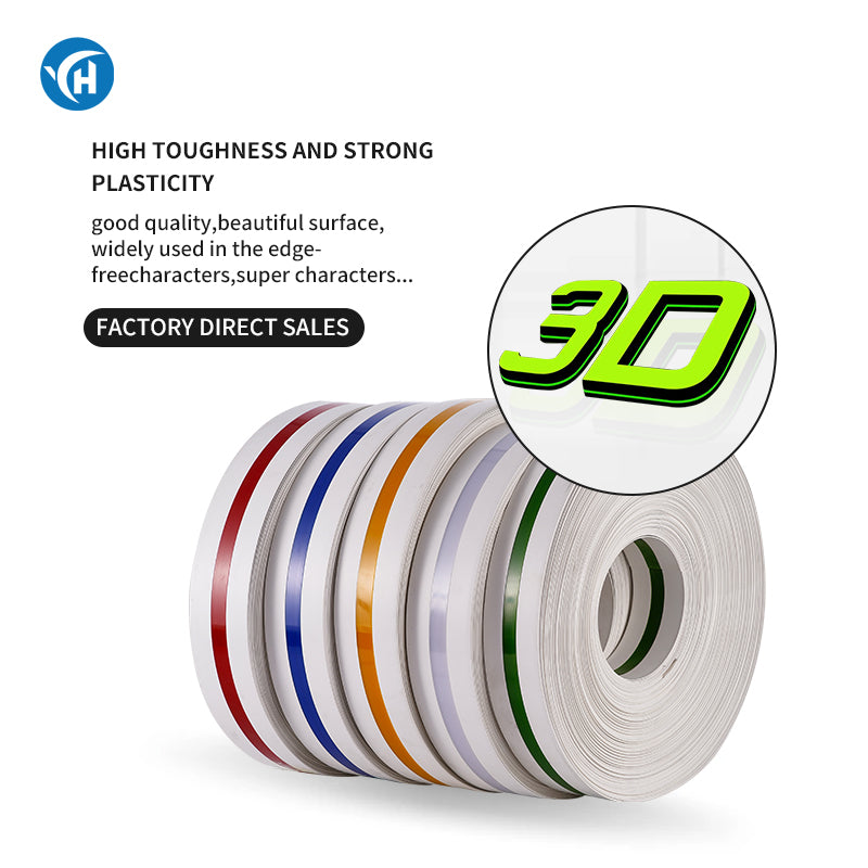 3D polymer edge strip